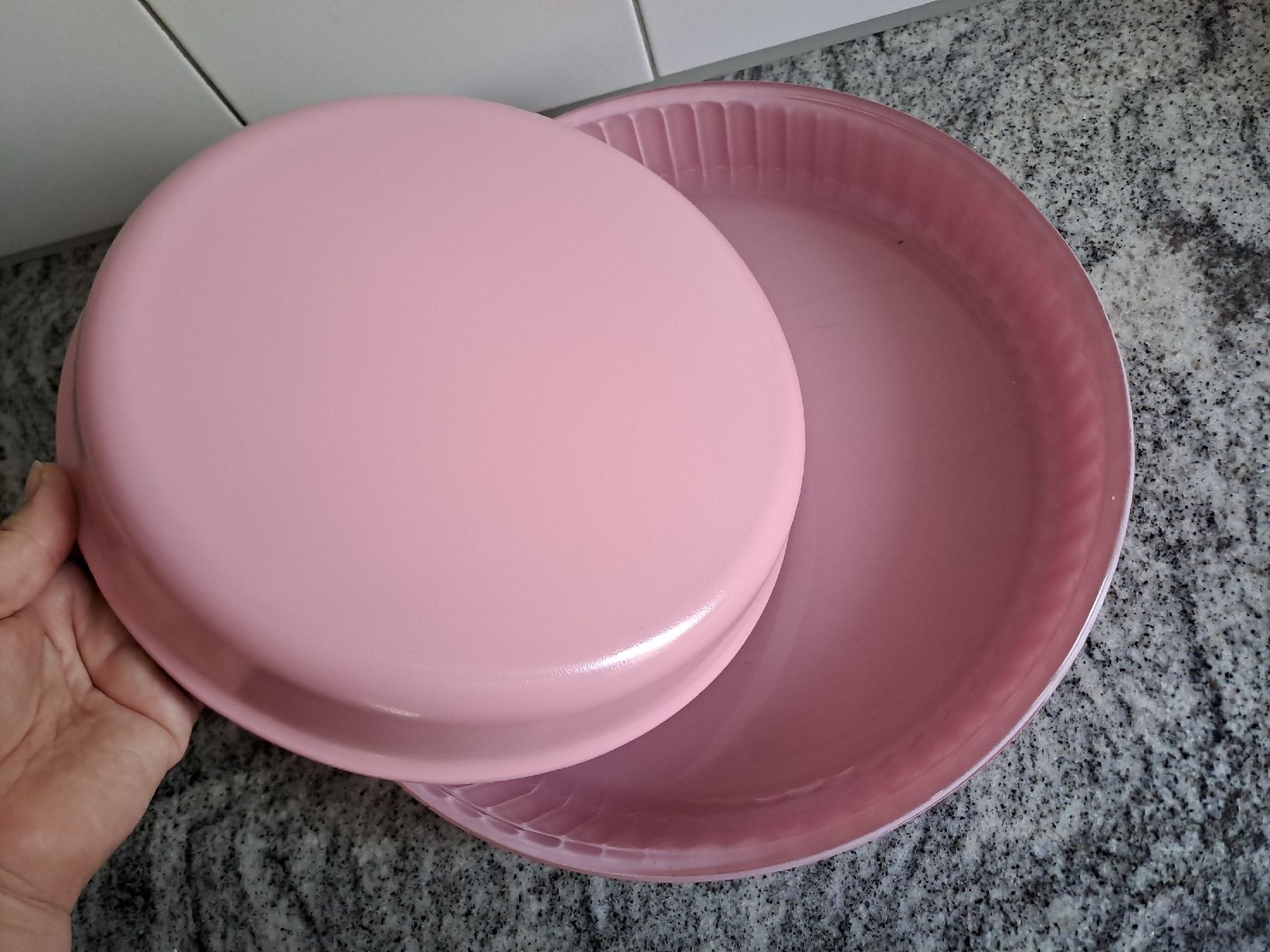 Backformen: 2x runde glas Trateformen, Backblech – Gebraucht aus Rickenbach LU von bishiida 4