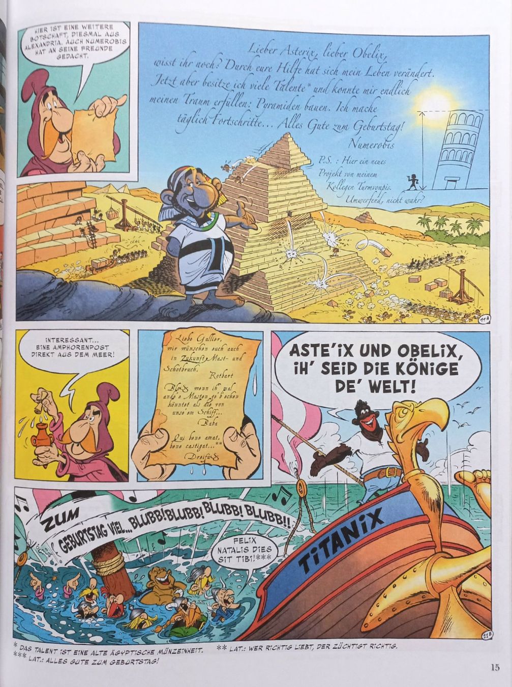 Fumetti: Comic - Asterix 34 - und Obelix feiern Geburtstag – Usato da Niederuzwil venduto da lubimaja 3