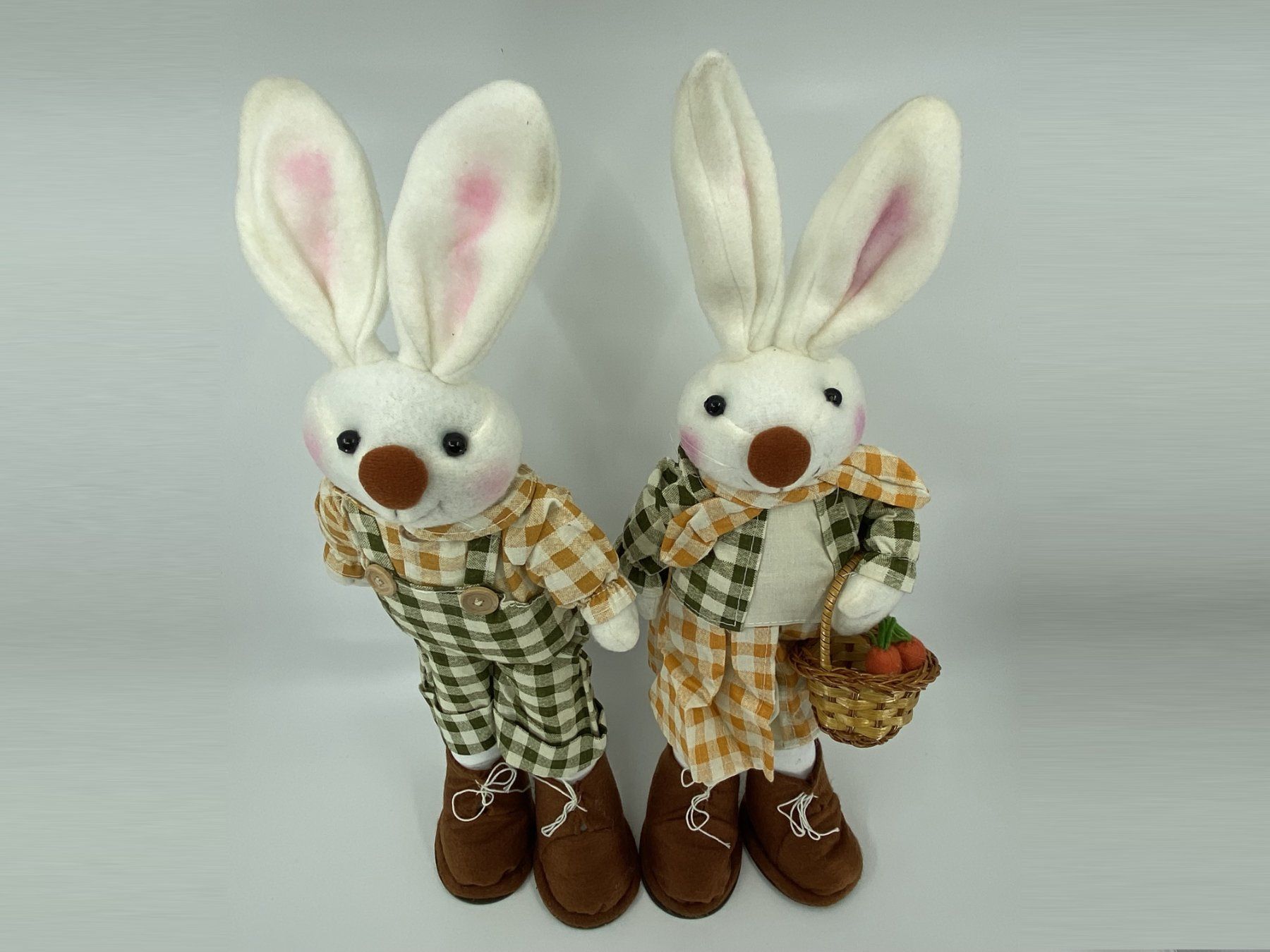 Tessuti: Herziges Stoff-Osterhasenpärchen 25 cm – Nuovo (secondo la descrizione) da Langwiesen venduto da rtWebshop