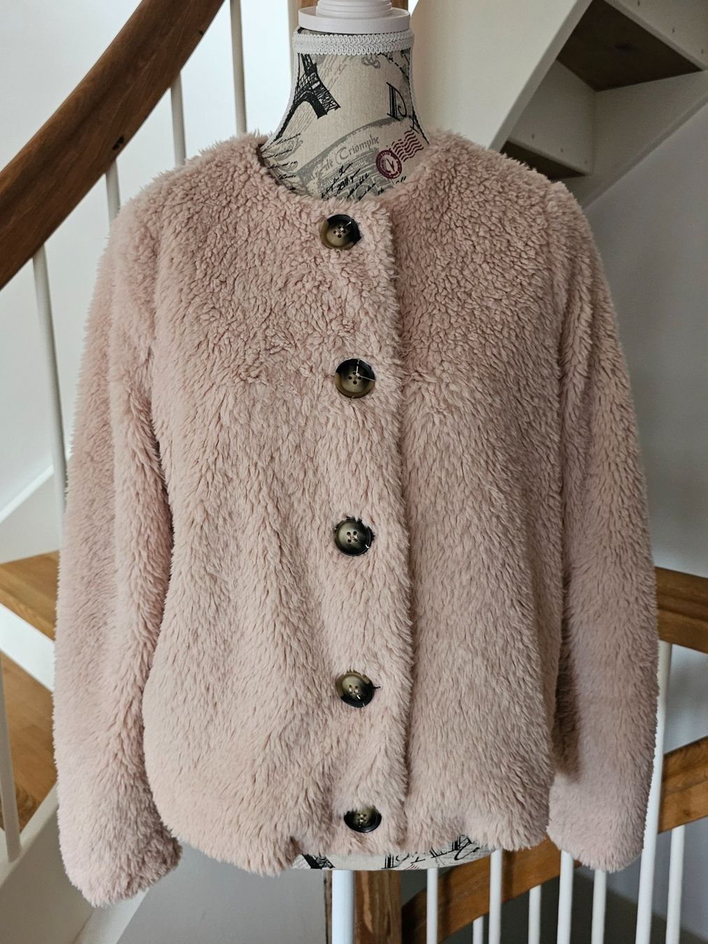 Vero Moda Giacche: Teddyjacke Vero Moda, rosa, Gr. S – Usato da Steinebrunn venduto da sassi31
