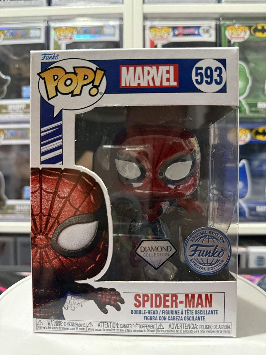 Funko Statuette: Funko Pop! Marvel: Spider-Man #593 Diamond Collection. – Nuovo (secondo la descrizione) da Flüelen venduto da alex_y88
