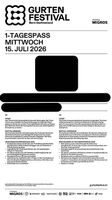 2x Tagespass für das Gurtenfestival am Mittwoch, 15. Juli. 