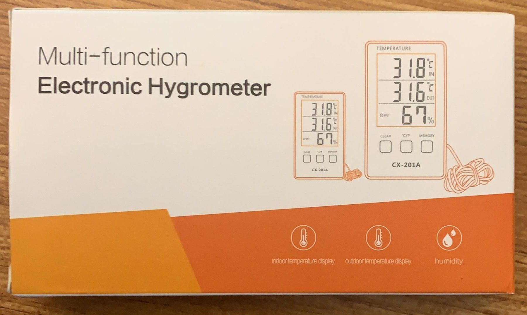 Misurare: Mini Digital Thermometer Hygrometer – Nuovo e nell'imballaggio originale da Gebenstorf venduto da RetroFuture 2