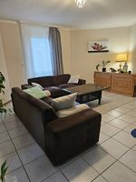 Gemütliches Sofa in Braun (Länge 220 cm)  Bequem