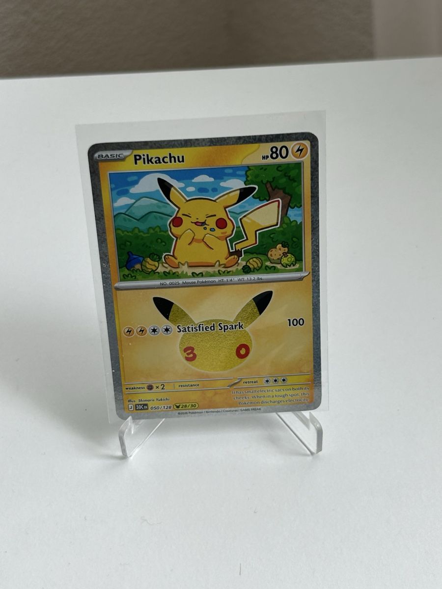 Pokémon Carte collezionabili: Pikachu 30th Celebration 28/30 – Nuovo (secondo la descrizione) da Aarau venduto da Gr07