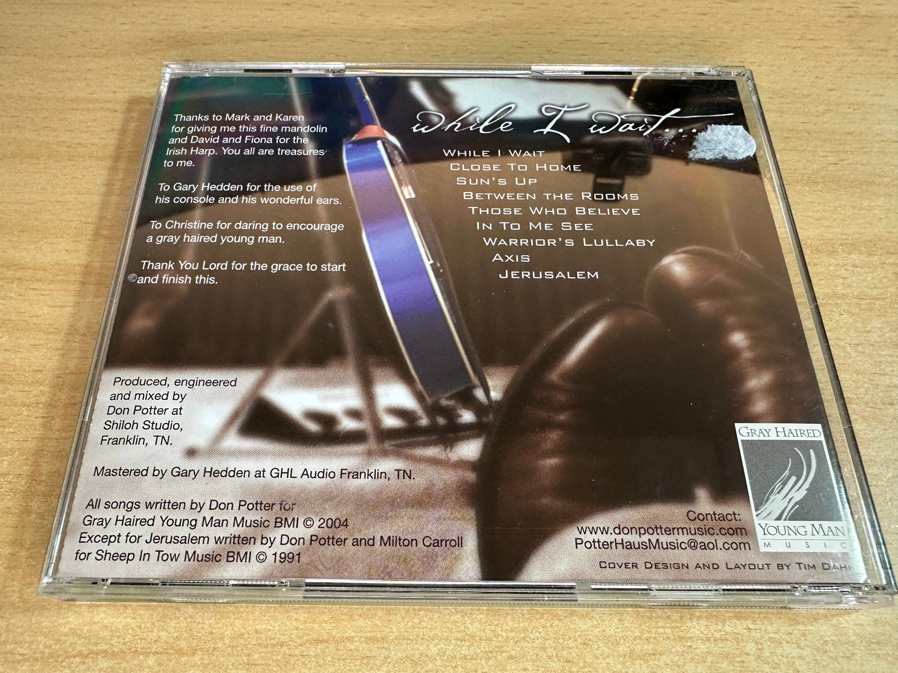 CD: W1 Don Potter – While I Wait... – Usato da Rikon im Tösstal venduto da Alpenmutz 1