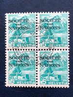 Société des Nations, Landschaften, Pilatus, 4er-Block