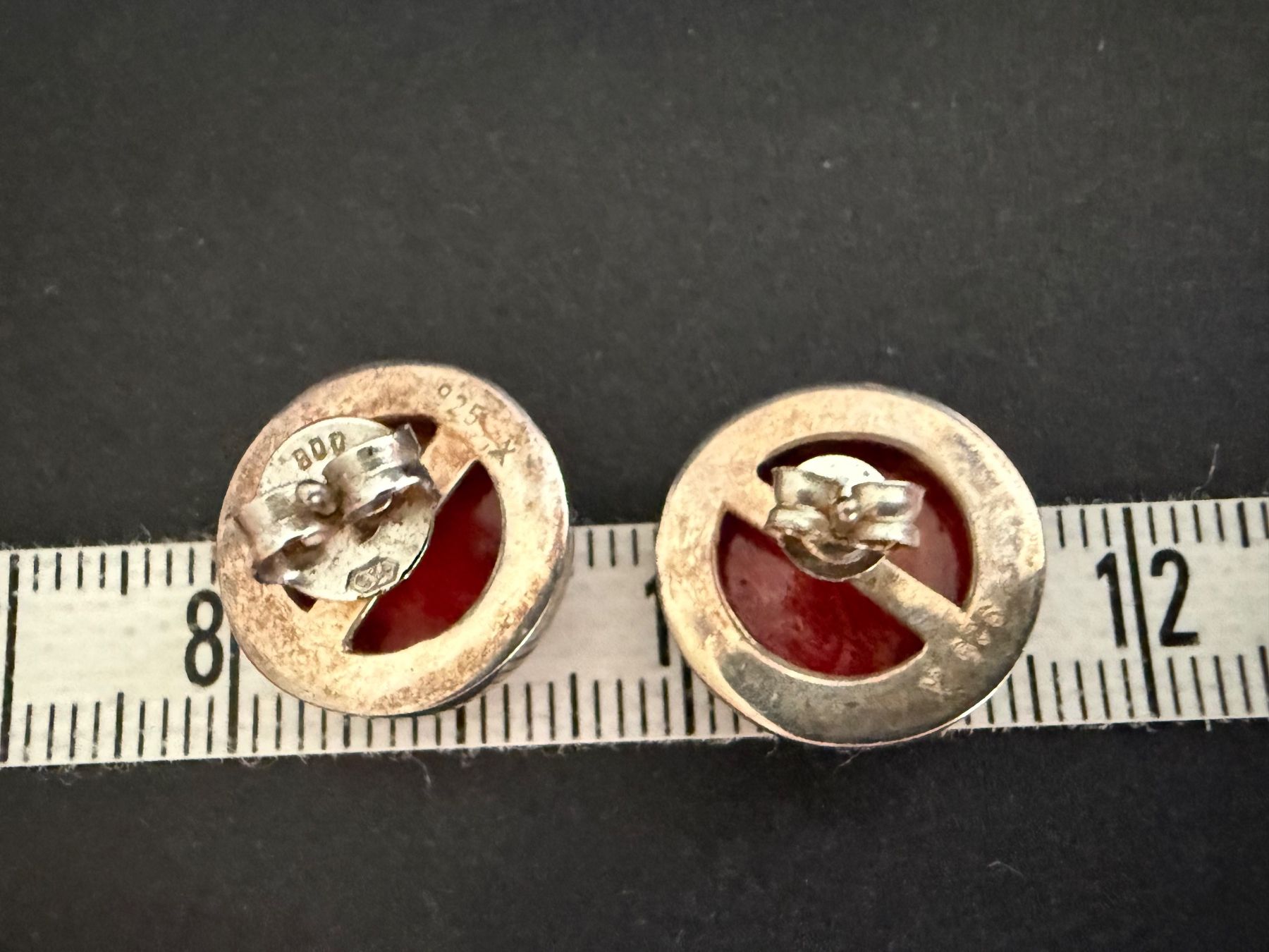 Orecchini pendenti & Orecchini a lobo: Silber Ohrstecker mit Schaumkorallen 925 – Usato da Spiegel b. Bern venduto da Rogger72 2