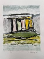 EVELINE SCHMID MONOTYPE UNIKAT SIGNIERT