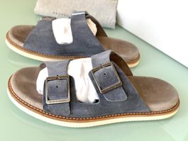 BRUNELLO CUCINELLI Pantoletten Wildleder Schließen Sandal 45