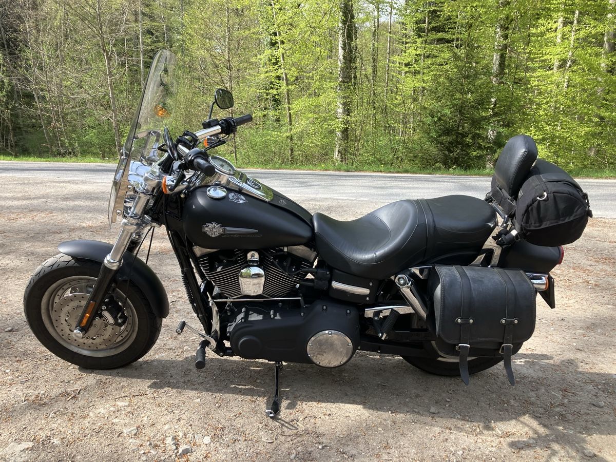 Chopper: Harley Davidson Fat Bob – Gebraucht aus Rechthalten von boxed 3