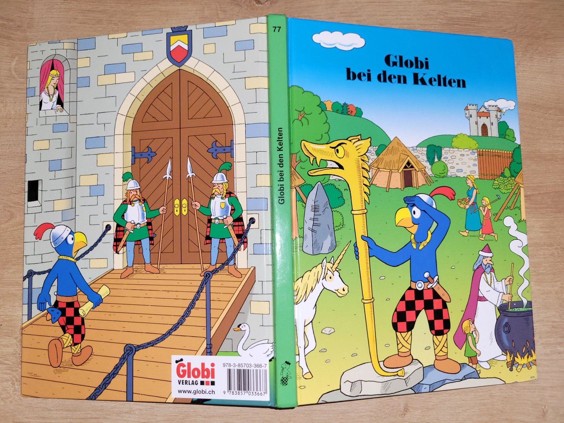 Bücher: Globi bei den Kelten; 1. Auflage 2009 – Gebraucht aus Niederuzwil von 333x333