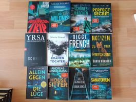 12x Krimis Krimi Thriller Psychothriller