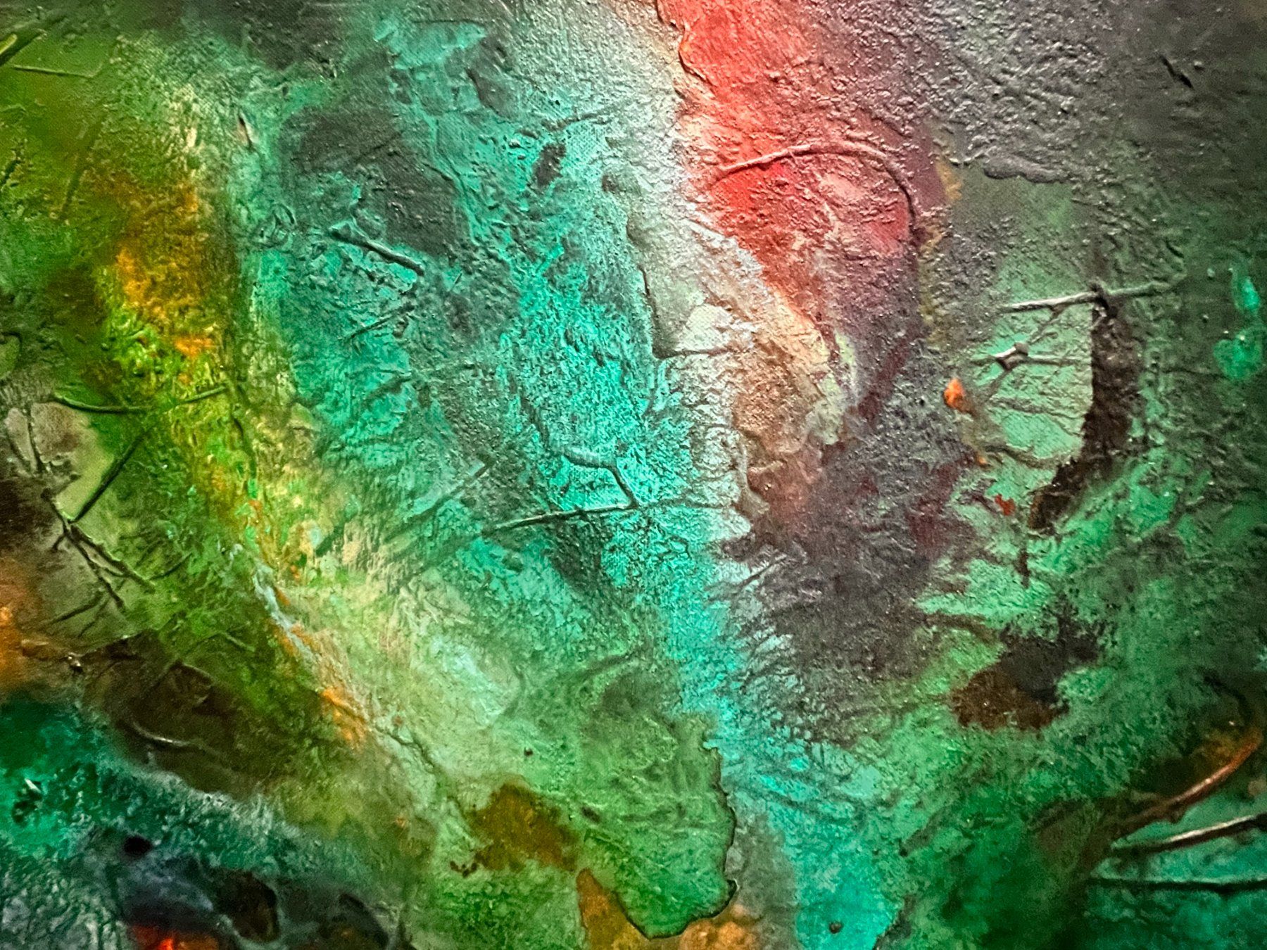Dipinti: Andrea Scacciotti - Malerei auf Leinwand - Material abstrakt – Usato da Ponte Tresa venduto da 11GalleriaAlterEgo11 4