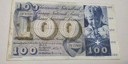 Suisse 100 Fr. 25.10.1966 Serie 3 W