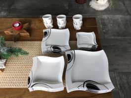 Geschirr Set,6er Van well- Scarlett Edles Porzellan wie Neu!