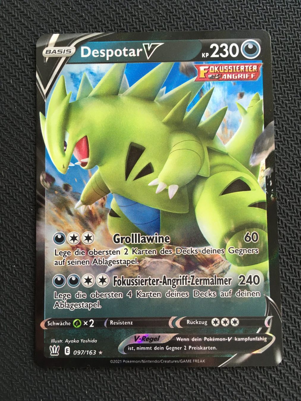 Pokémon Carte collezionabili: BST 97 Despotar V - Kampfstile -DE- – Nuovo (secondo la descrizione) da St.Gallen venduto da Punktchen01