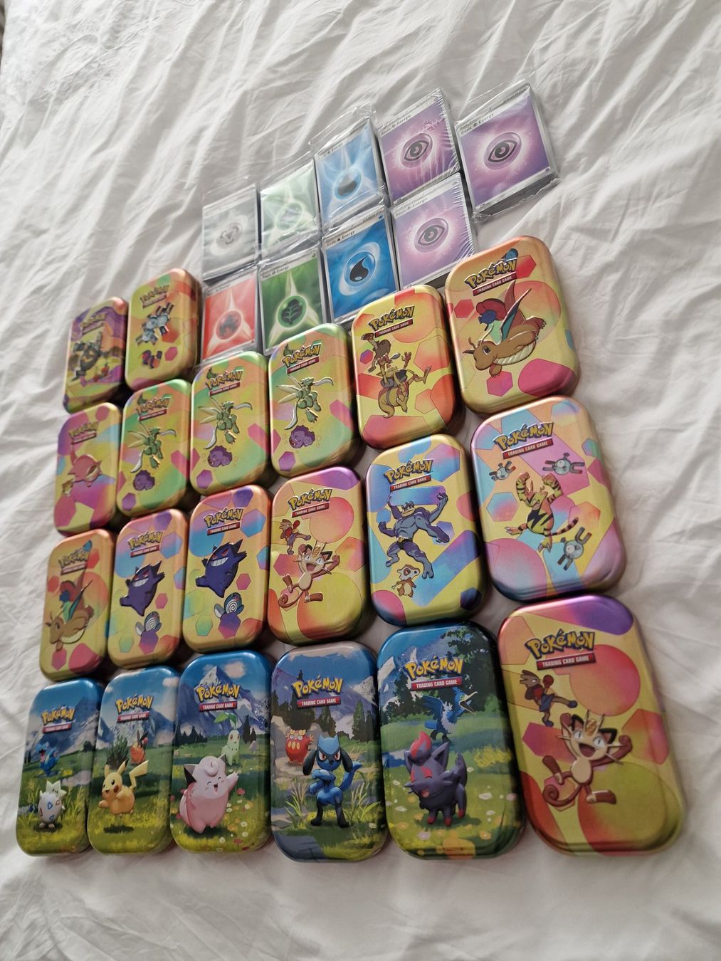 Pokémon Cartes à collectionner: Pokemon LEERE Tins/Dosen, Marker, Würfel etc – D'occasion à Binningen par oscark77 4