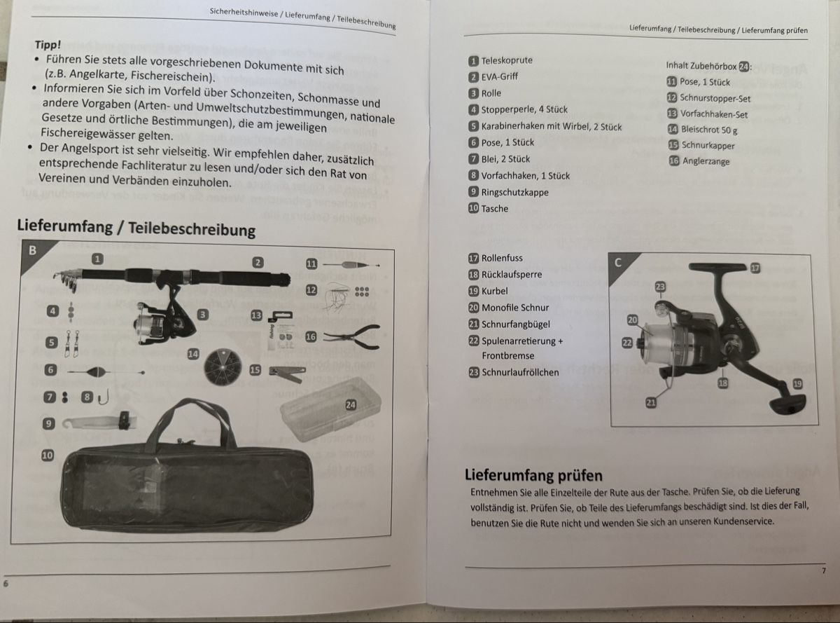 Angelruten: Angelset Neu mit Extra Ködern und Stahlvorfächern  – Neu (gemäss Beschreibung) aus Bremgarten b. Bern von narancibia 4