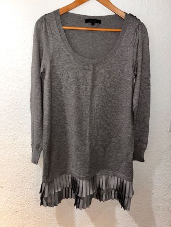 COAST grey/silver jumper dress (size 10/eur 40)
