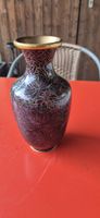 Sehr schöne Keramikvase in Cloisonne-Technik