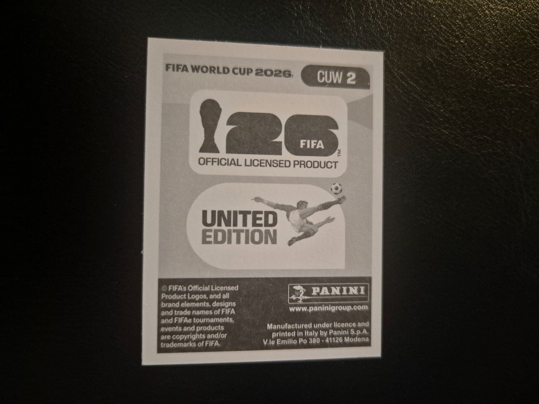 Panini Sammelbilder & Trading cards: Panini WM 26 CUW 2 – Neu (gemäss Beschreibung) aus Rorschacherberg von AJ3108 1