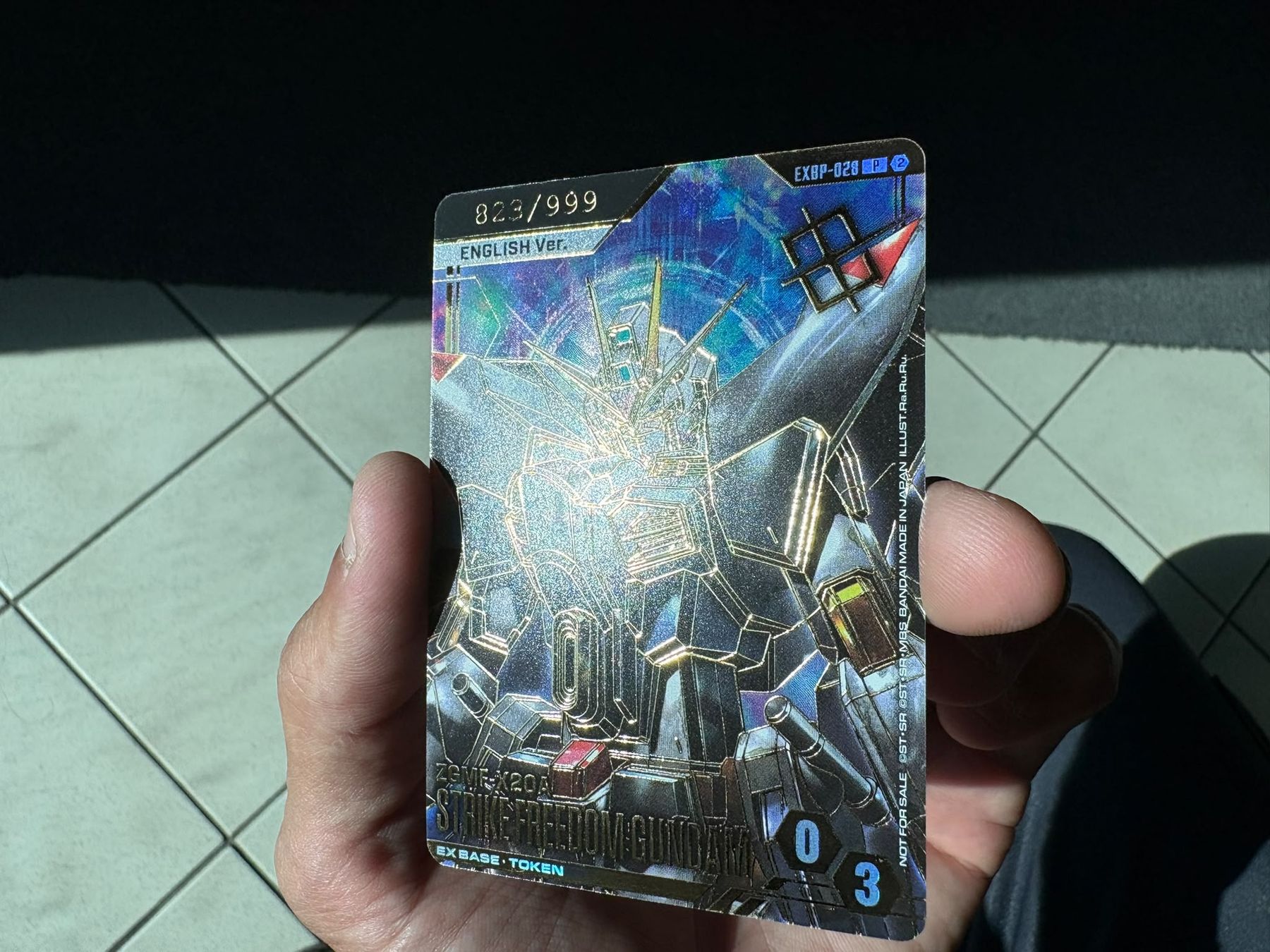 Bandai Sammelbilder & Trading cards: Gundam Card Ex Base EXBP-028 serialized – Neu (gemäss Beschreibung) aus Morges von PokeSwiss98 7
