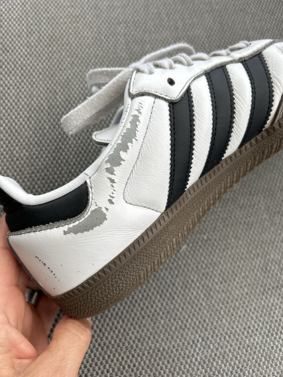 Adidas Herrenschuhe: adidas Samba, Grösse 40 2/3, weiss – Gebraucht aus Erlinsbach SO von hallon480 5