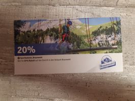 20% eintritt seilpark braunwald