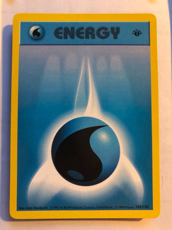Water Energy Base Set Shadowless 1st - LP - ab 1.- (Gebraucht) in ...