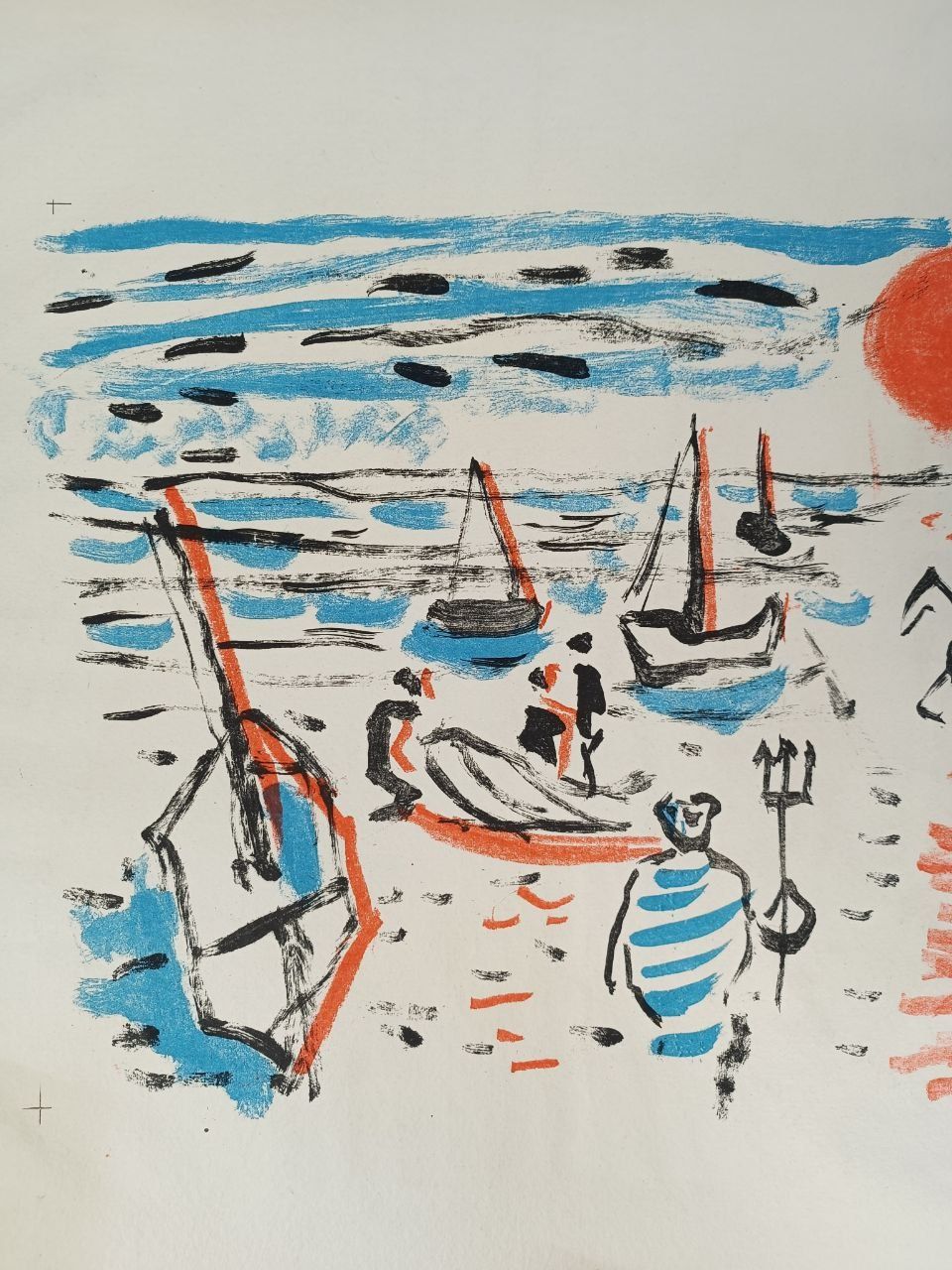 Grafica & Litografie: Max Gubler (1898-1973) Lithographie – Usato da Steffisburg venduto da ZeitReise_ 3