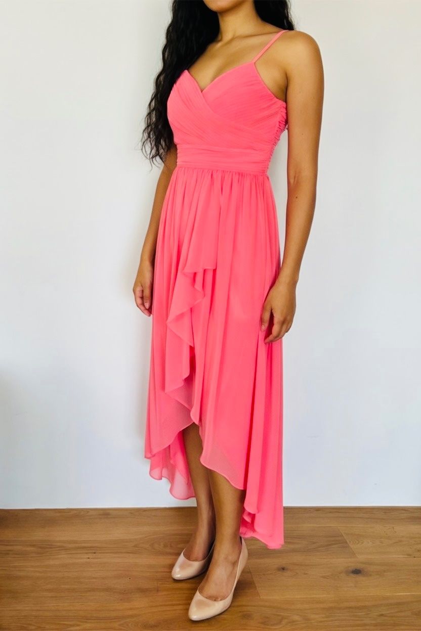 Kleider: Lachsfarbenes Abendkleid, Gr. 36 – Gebraucht aus Goldau von machdam
