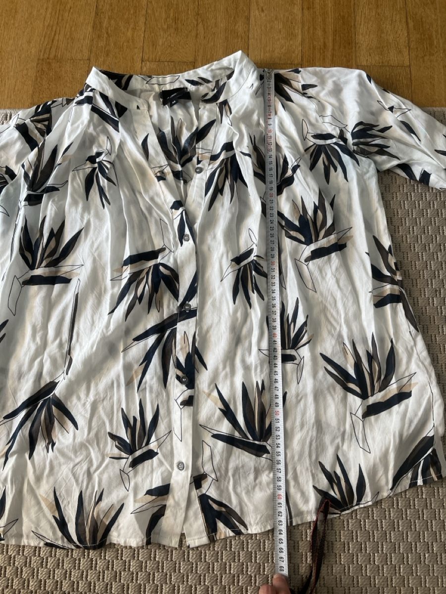 Camicette: Bluse, Nü, weiss/schwarz, M – Usato da Solothurn venduto da Bobesch08 6