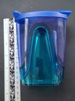 Tupperware Krüglein blau-türkis, 350ml f.Rahm/Milch