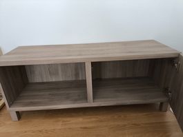 Lowboard Holz Optik offen und geschlossen 120cm