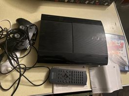 PS 3 mit etwas zubehör , fernbedienung PS 2