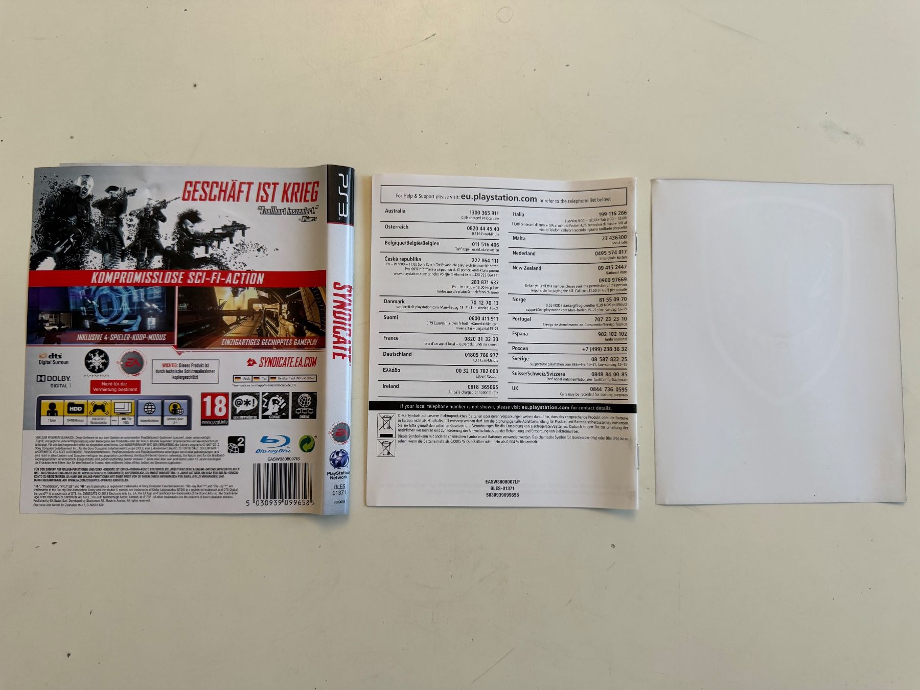 Jeux: Hüllencover + Beilage zu PS3 Game SYNDICATE – D'occasion à Münsingen par Ganjam 2