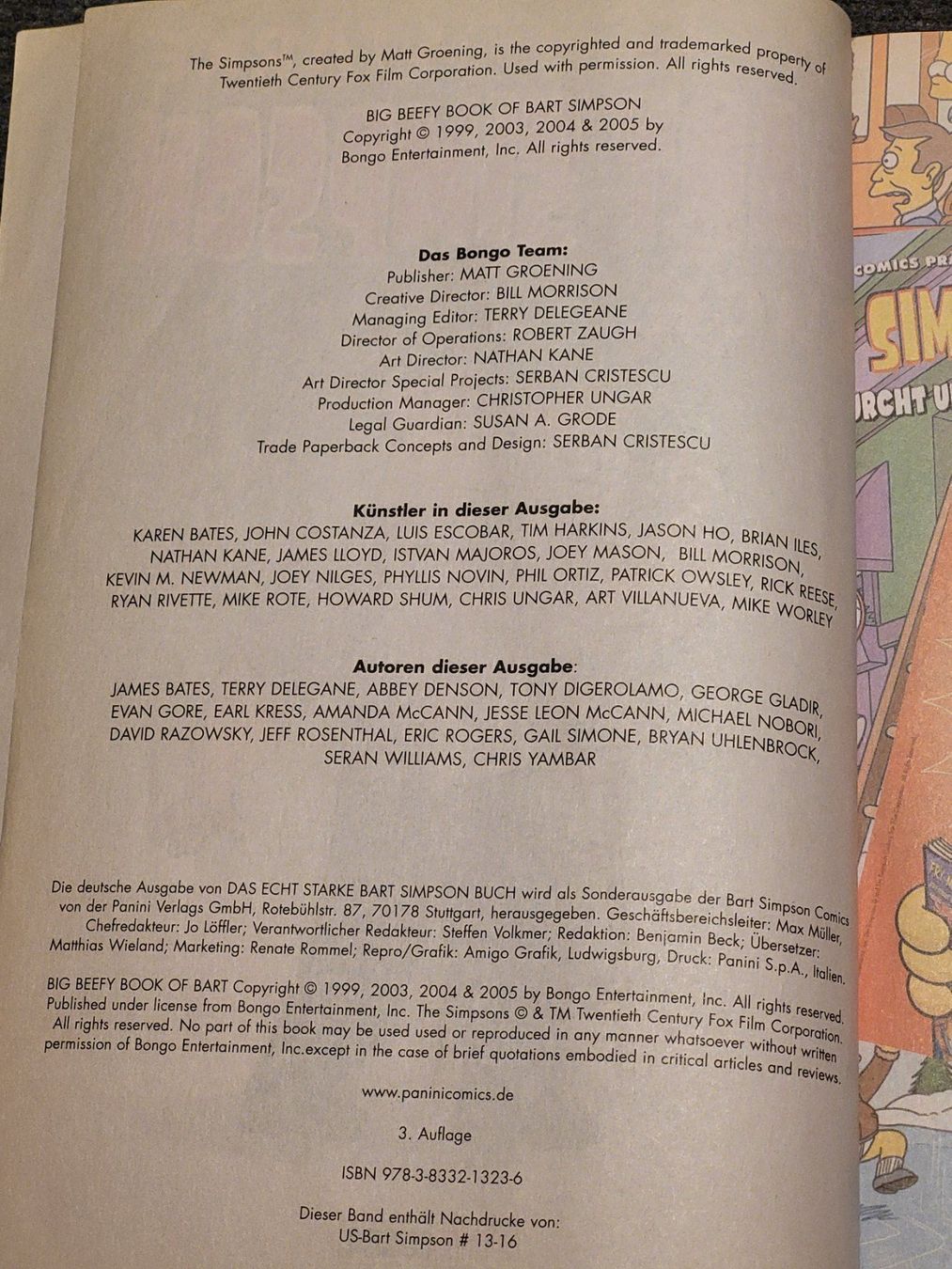 Comics: Das echt starke Bart Simpson Buch – Gebraucht aus Uster von gurust 1