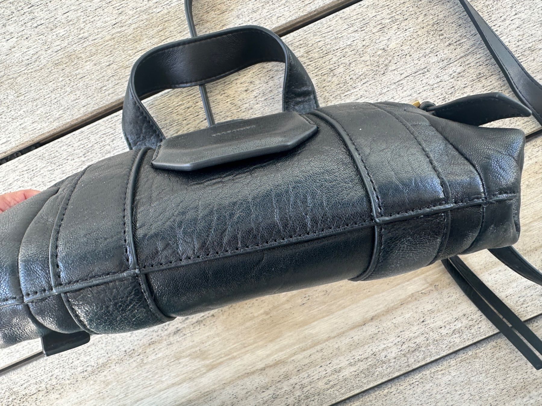 Allsaints Borse: ALLSAINTS Leder Umhängetasche, schwarz, neu – Nuovo (secondo la descrizione) da Winterthur venduto da sima17 6