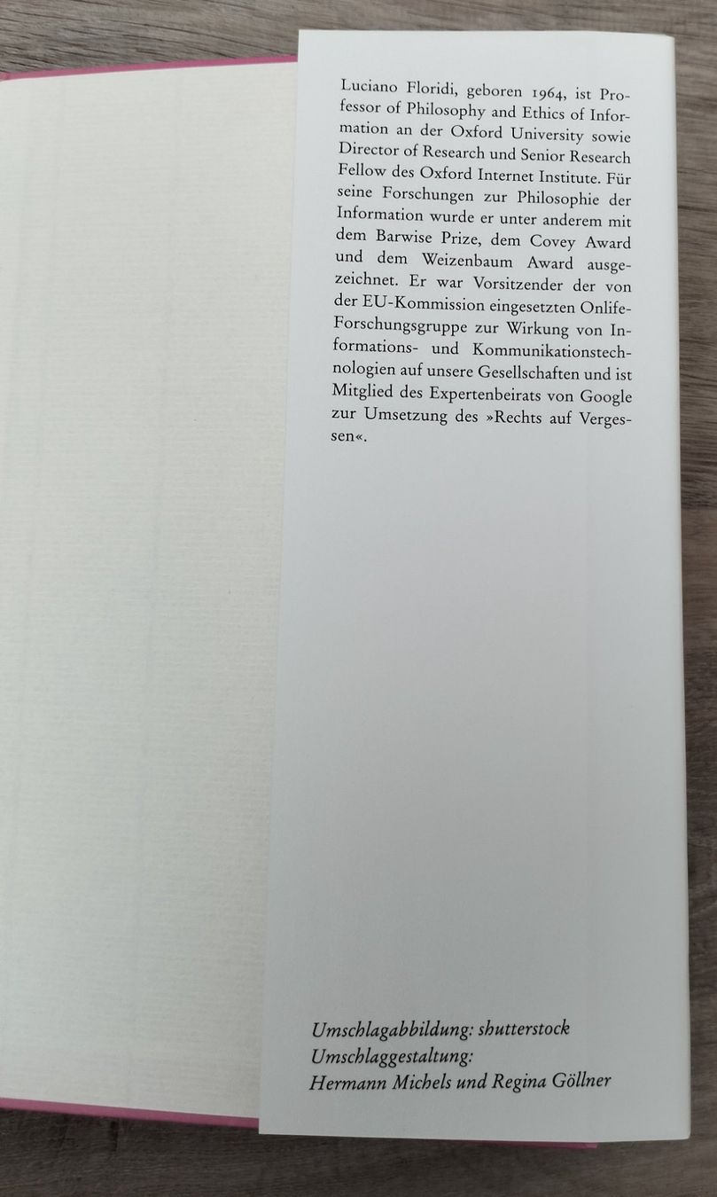 Libri: Buch "Die 4. Revolution" von Luciano Floridi – Usato da Muri AG venduto da Thuja99 5