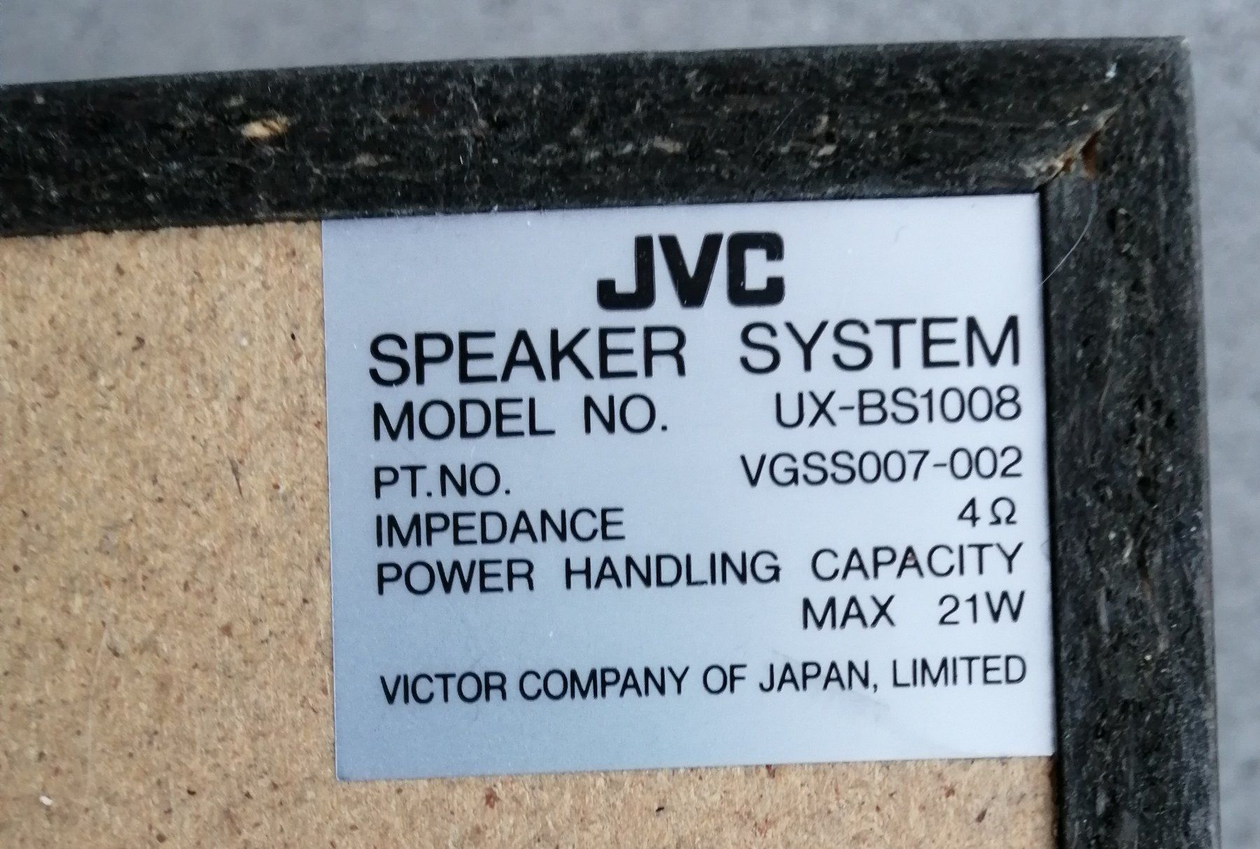 JVC Casse acustiche: Originale UX-C7 Lautsprecher – Usato da Schaffhausen venduto da Domifran 5