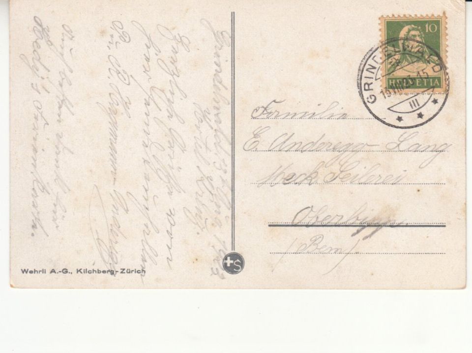 Cartoline postali: Bachalpsee 1923 – Usato da Bürglen TG venduto da StampGraf 1