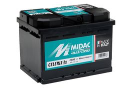 Midac  Autobatterie C60B 12V 60Ah 540A C60B:MIDAC