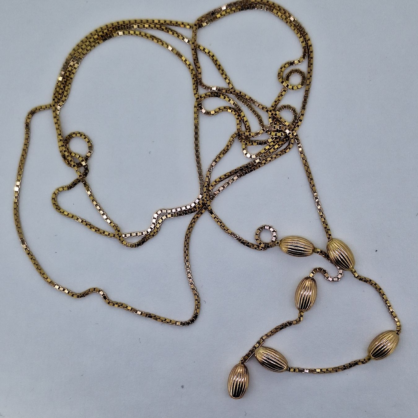 Ketten: Edle Venezianerkette mit 6 Linsen – Neu (gemäss Beschreibung) aus Unterägeri von Altgoldschmuck 6