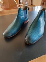 Coole, blaue Herrenstiefeletten
