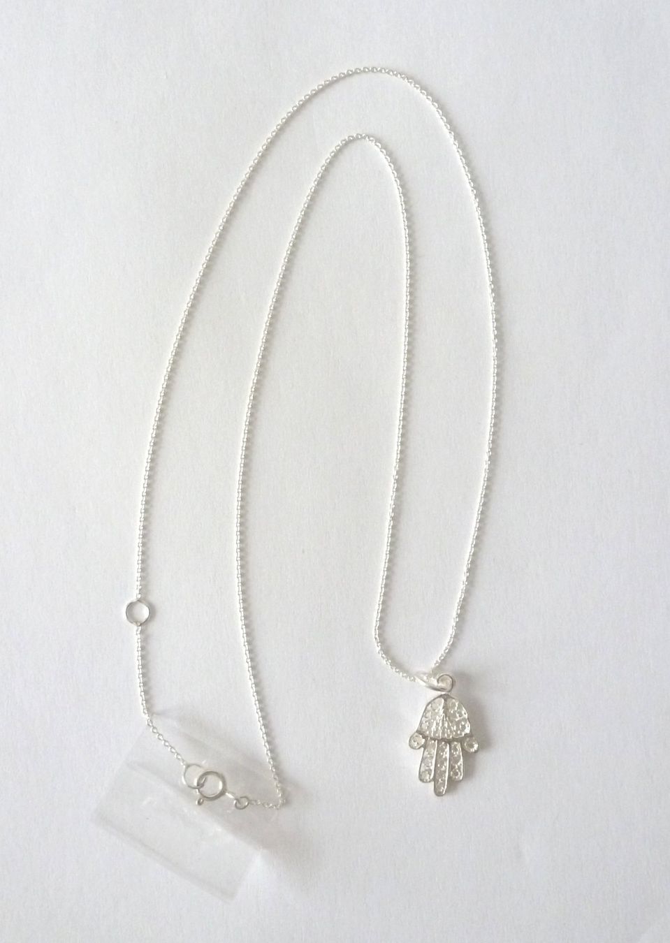 Ciondoli: Healing Hand Fatima Silber mit Kette – Nuovo e nell'imballaggio originale da Mauren venduto da Yeelen 1