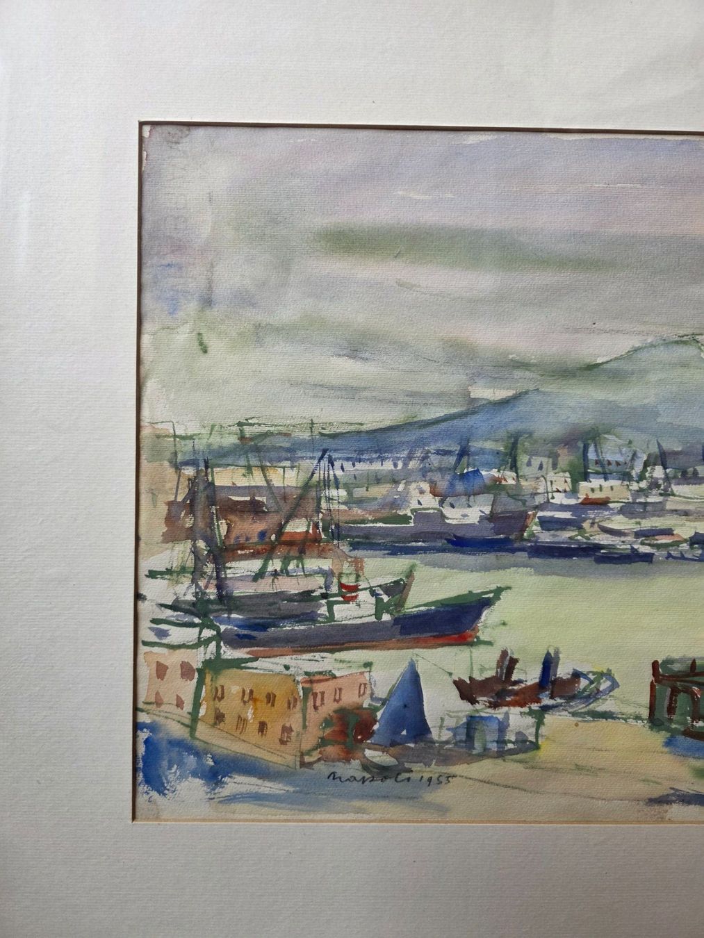 Dipinti: Gemälde Bild Aquarell Cornelia - Napoli 1955 – Usato da Walterswil BE venduto da Lonitti 5