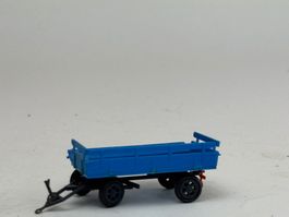 GB5- Preiser Landwirtschaft Anhänger blau