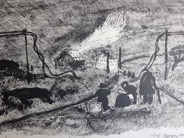 ERNST MORGENTHALER LITHOGRAPHIE SIGNIERT NUMMERIERT