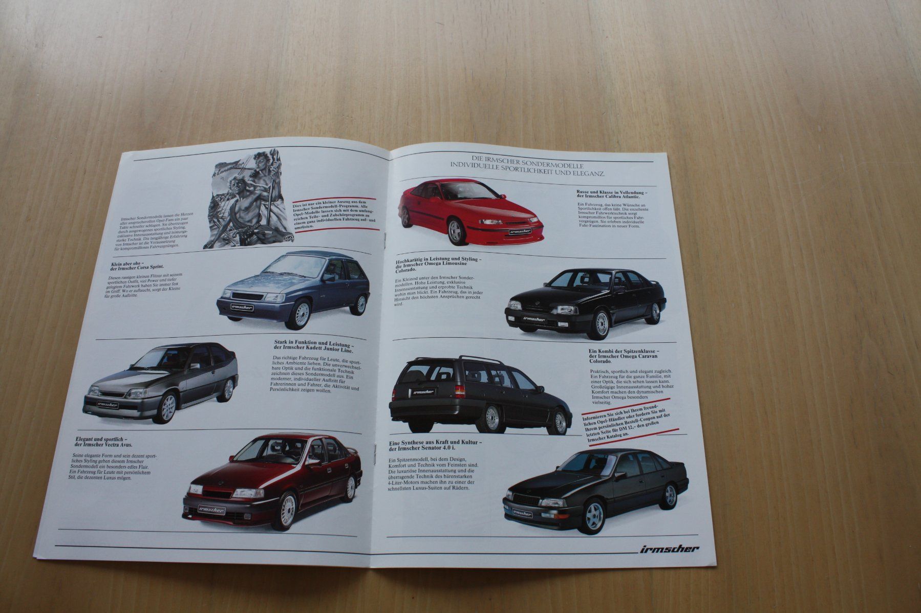 Irmscher Dokumente: Opel Irmscher Prospekt – Gebraucht aus Wikon von erwin400 2